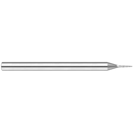 Harvey Tool Miniature End Mill - Tapered - Ball, 0.1870" (3/16) 881081
